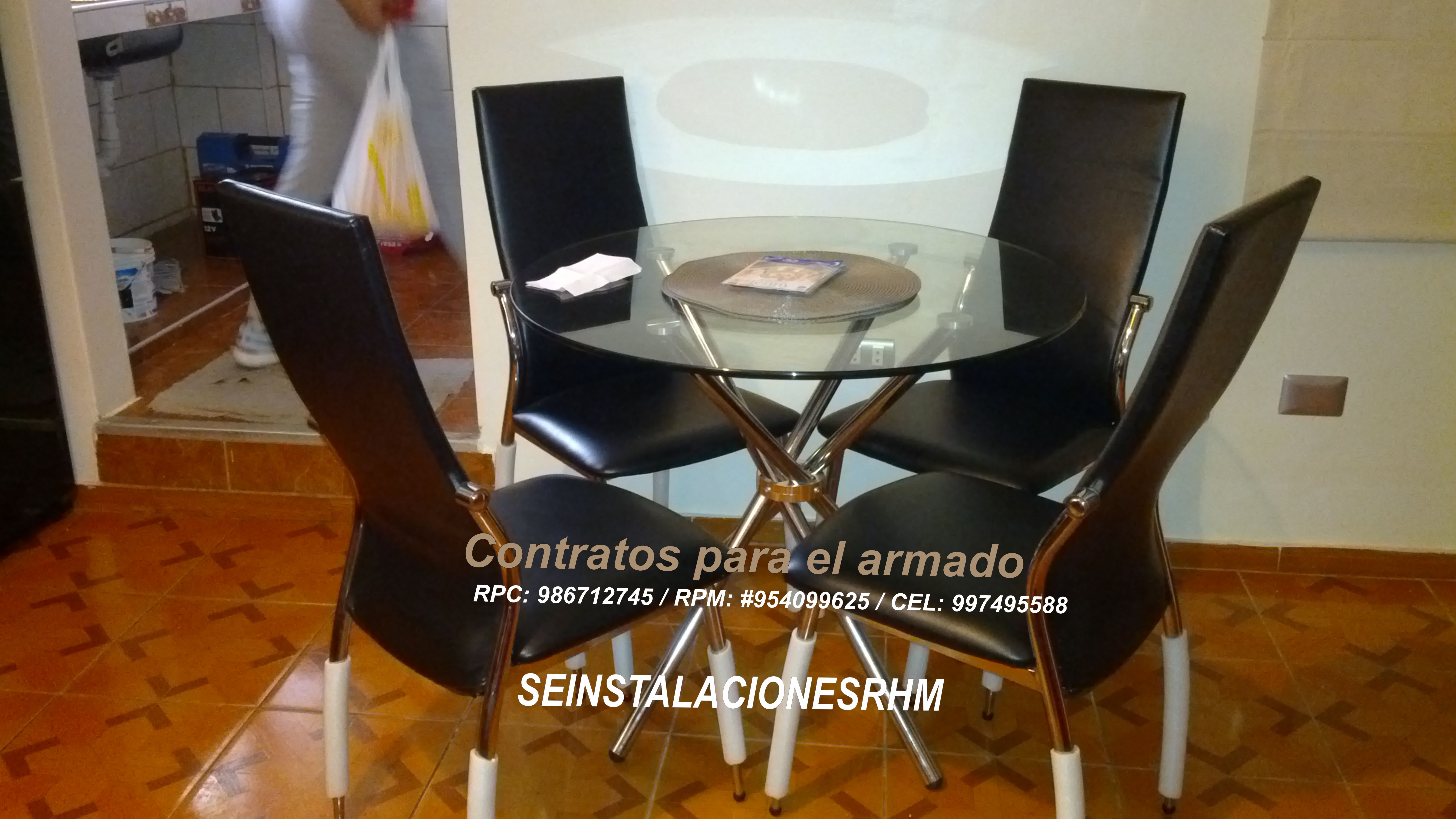 Armado De Juegos Comedor De 2 3 4 5 6 7 8 Sillas